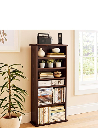 2-In-1  Bookcase And Multi-Media Store