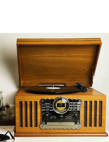 Steepletone Nostalgic Music Centre with DAB Radio