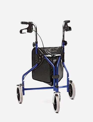 Indoor and Outdoor Steel Tri Wheel Walker