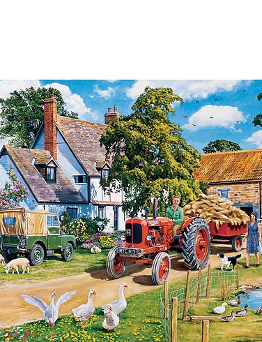 The Farmers Round - Gibsons 4 x 500-Piece Jigsaw