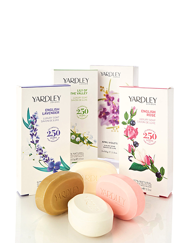 Yardley April Violets Soap Set