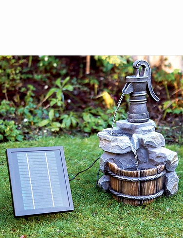 Hand Pump Solar Water Fountain