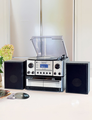 5 In 1 Full Function Music System With Book End Speakers