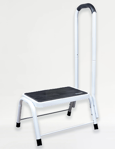 Step Stool With Handrail