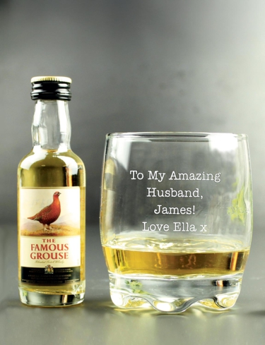 Personalised Whisky Miniature Set