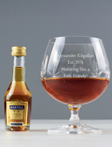 Personalised Brandy Miniature Set