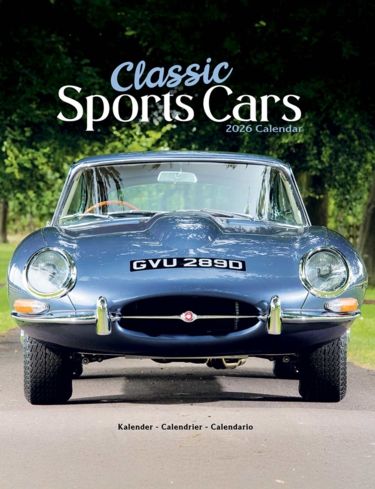 Classic Sports Cars Luxury 2025 2026 Calendar