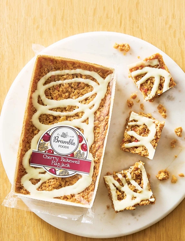 Cherry Bakewell Flapjack Home Baked Specials Set of 2