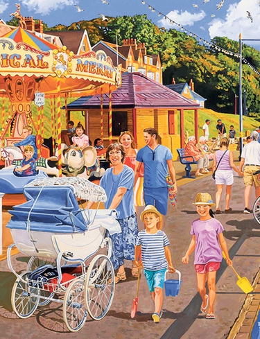 Gibsons Beside the Seaside 4 x 500 Piece Jigsaw Set