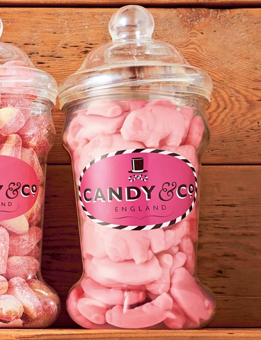 Jelly Pigs Sweet Shop Sized Jar
