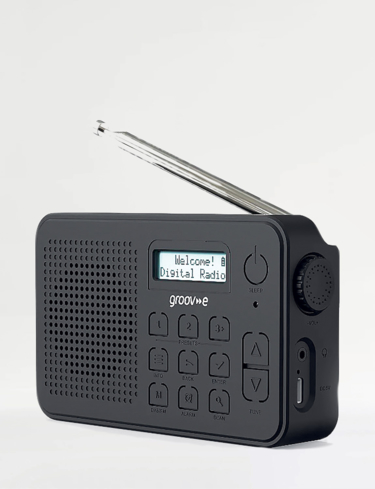 Groove Madrid Rechargeable DAB Radio with Bluetooth