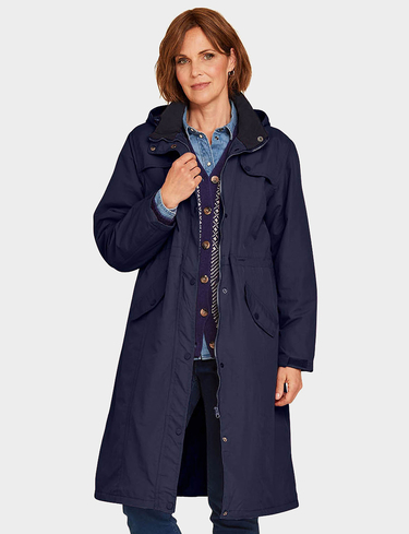 Fleece Lined Waterproof Fabric Jacket 44 Inch