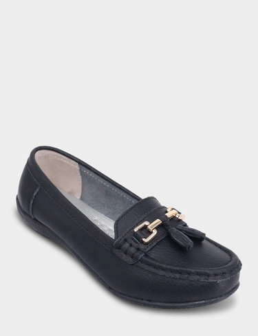 Nautical Wide Fit Leather Loafer