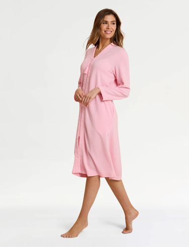 Marlon Waffle Zip Through Dressing Gown