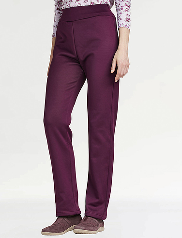 Thermal Lined Pull On Jersey Trousers