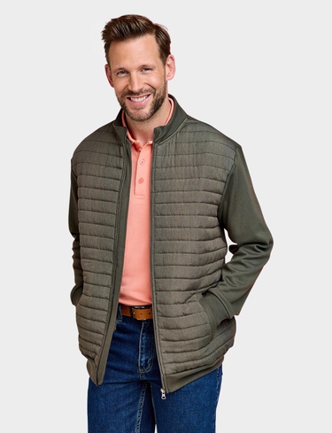 Pegasus Quilted Knitted Jacket