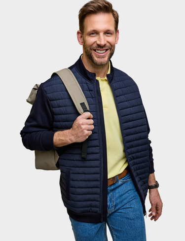 Pegasus Quilted Knitted Jacket