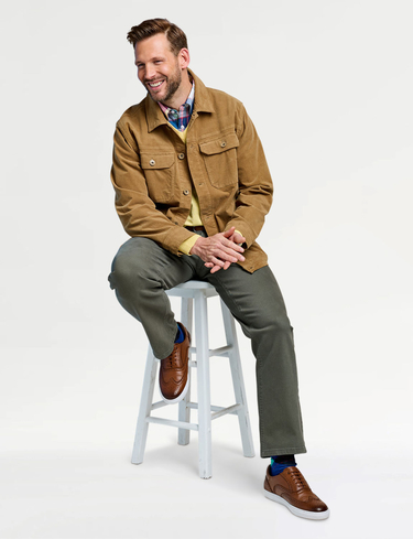 Pegasus Western Style Stretch Cord Jacket
