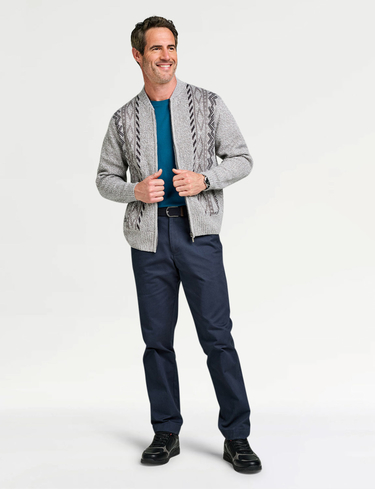 Tootal Vertical Jacquard Zipper