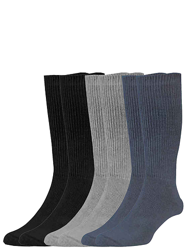 Six Pack Value Diabetic Socks