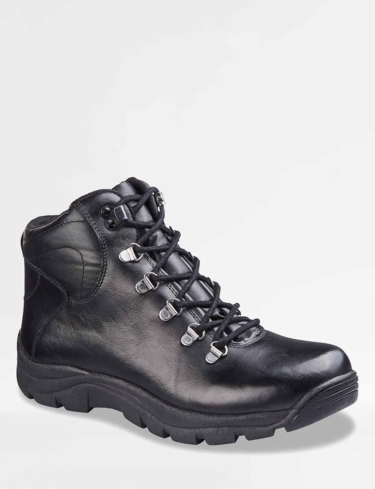 Leather Waterproof Extra Wide Fit Lace Hiker Boot