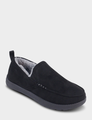 Faux Suede Fleece Lined Slipper