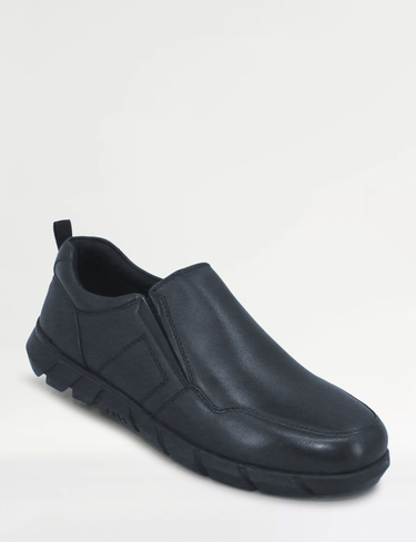 Pegasus Leather Extra Wide Slip On Shoe