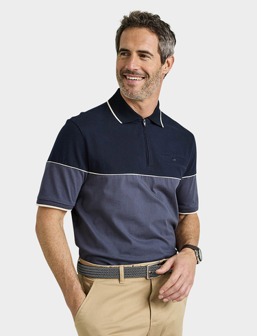Pegasus Zip Neck Polo