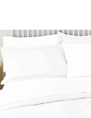 Belledorm Superfine 200 Count Percale Poly Cotton Oxford Pillowcases