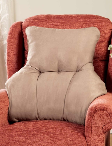 Faux Suede Back Support