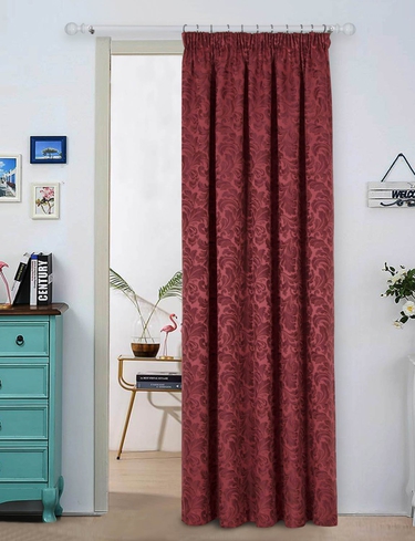Lana Jacquard Door Curtains with FREE Tie Back