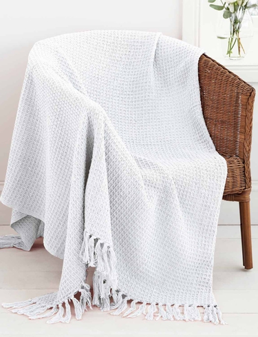 Honeycomb Cotton Throw