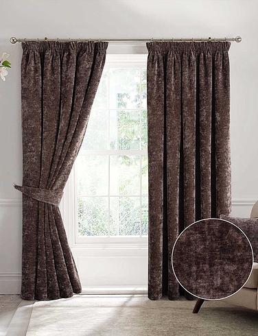 Camden Heavyweight Total Blackout Lined Chenille Curtains