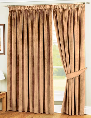 Lined Thermal Velour Curtains