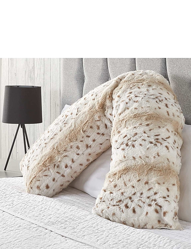 Downland Snow Leopard V Pillow