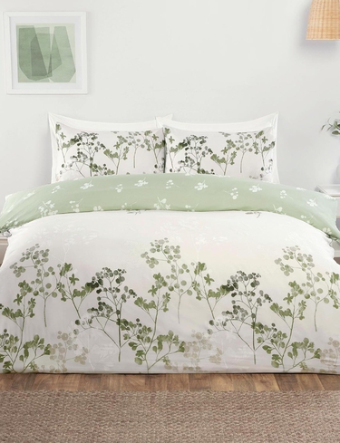 Shadow Stems Quilt Cover Set With FREE Fitted Sheet