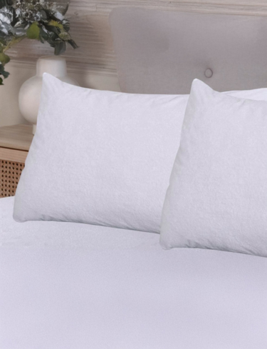 Waterproof Terry Pillow Protector Pair