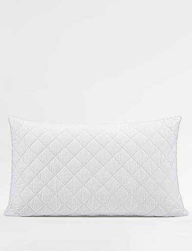 Cotton Quilted Pillow Protector Pair